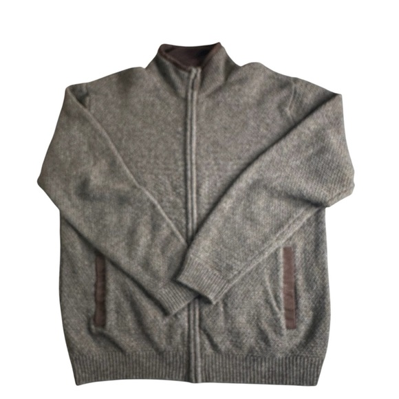 Pendleton Men’s Shetland Collection Full-Zip Cardigan Sweater. Size Large - Picture 5 of 8